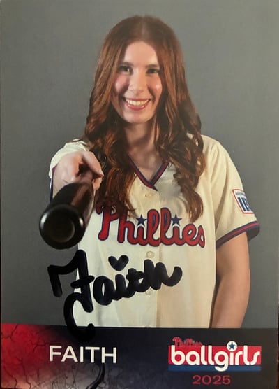Phillies, Faith ballgirl card