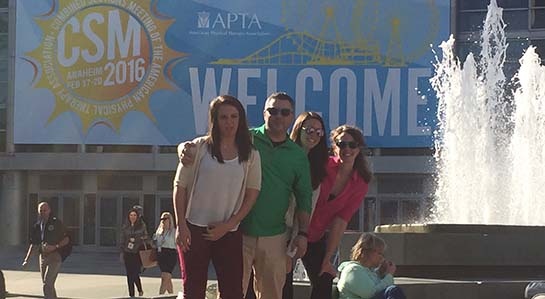 DPT Students, Faculty Attend APTA Conference