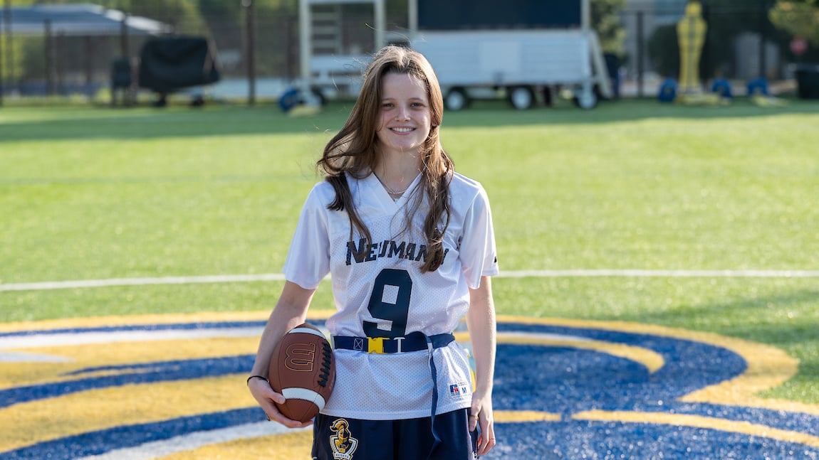 Kayla Maisch is our first flag football recruit