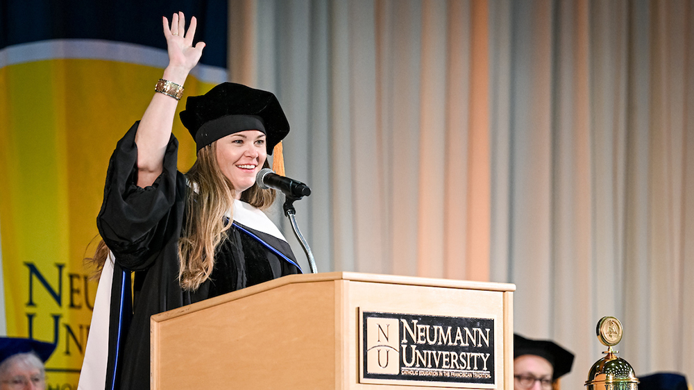 Social Justice Hero Counsels Neumann’s Graduates