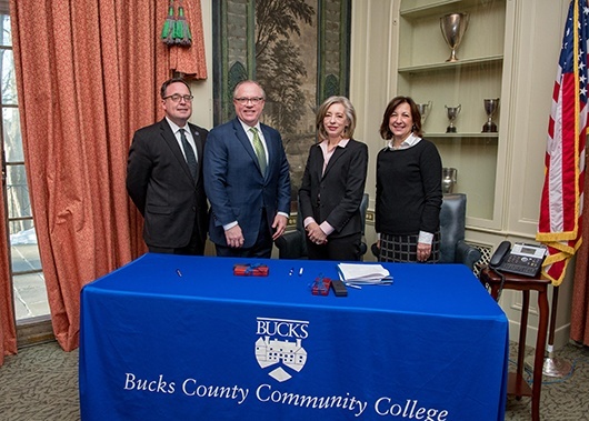 Bucks County Community College,Neumann University Sign Dual-Admissions Agreement