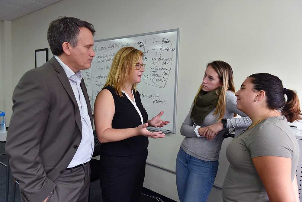 Constitution Day: State Representative Visits Political Science Class