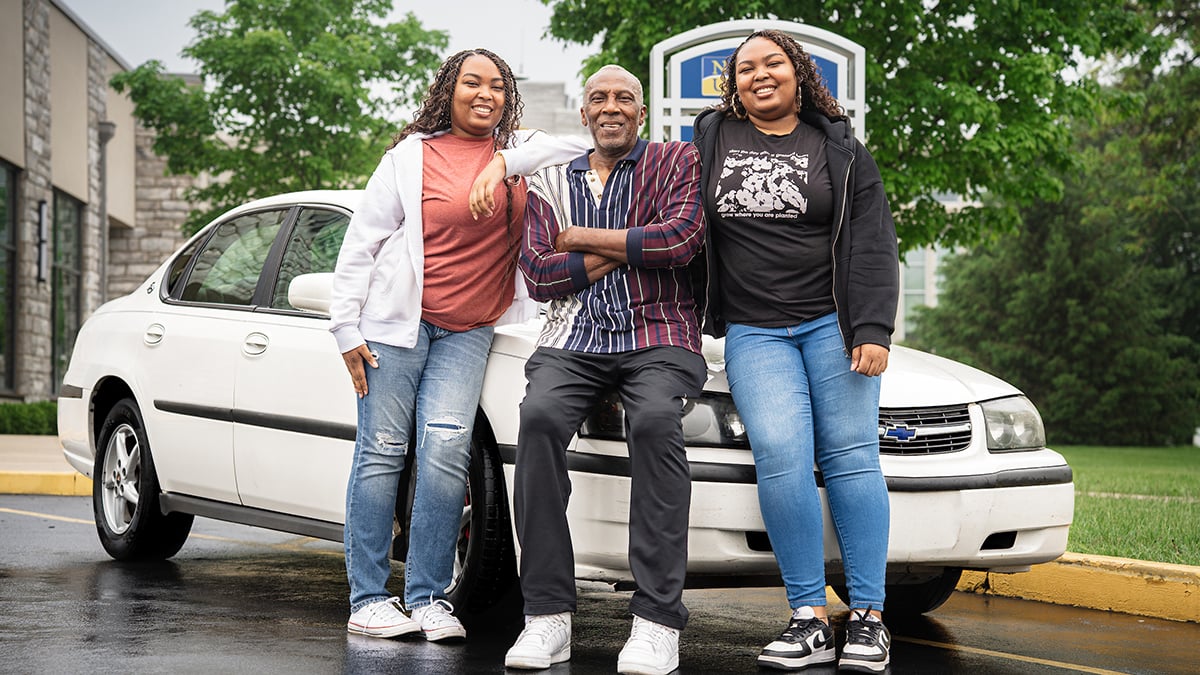 Dedicated dad drives daughters to their degrees