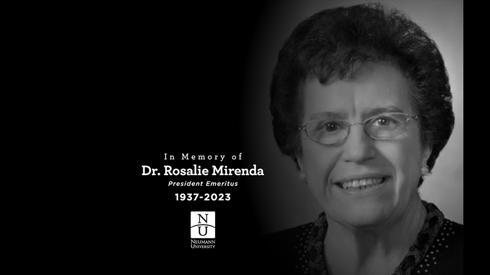 Message from the President: on the passing of Dr. Rosalie Mirenda
