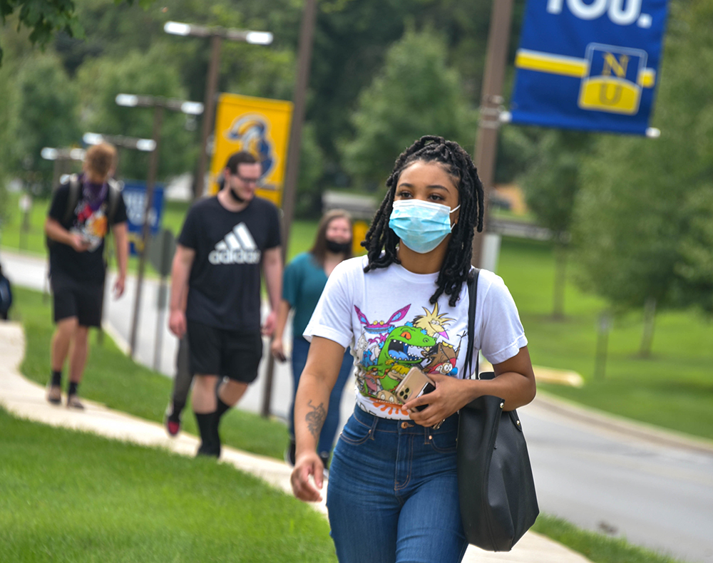 Fall semester starts: Less crowded but just as busy